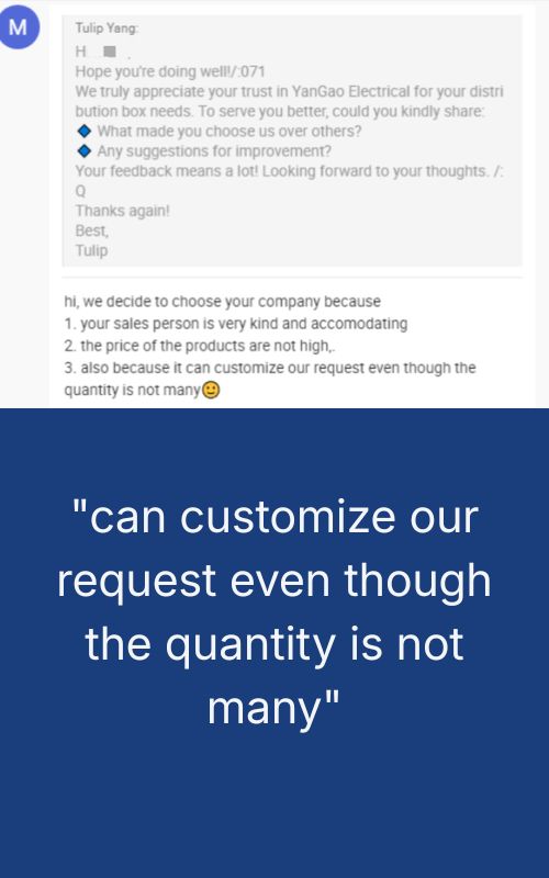 Chat screenshot showing supplier offering custom product orders and packaging for small quantities