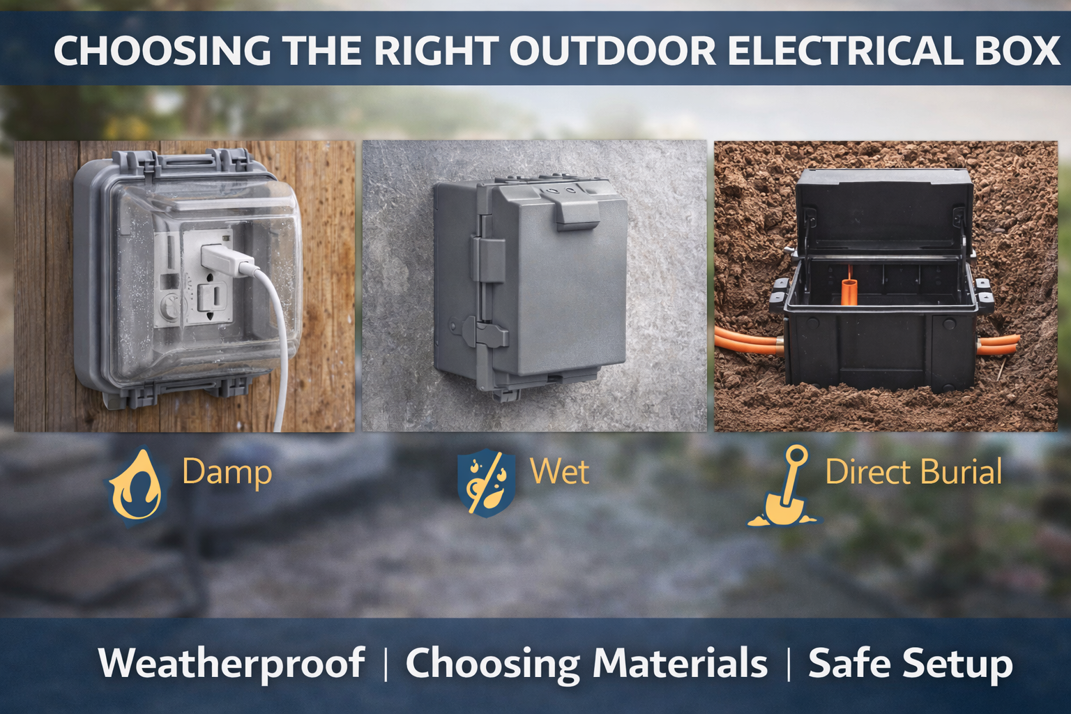 Choosing the Right Outdoor Electrical Box: Ratings and Safety