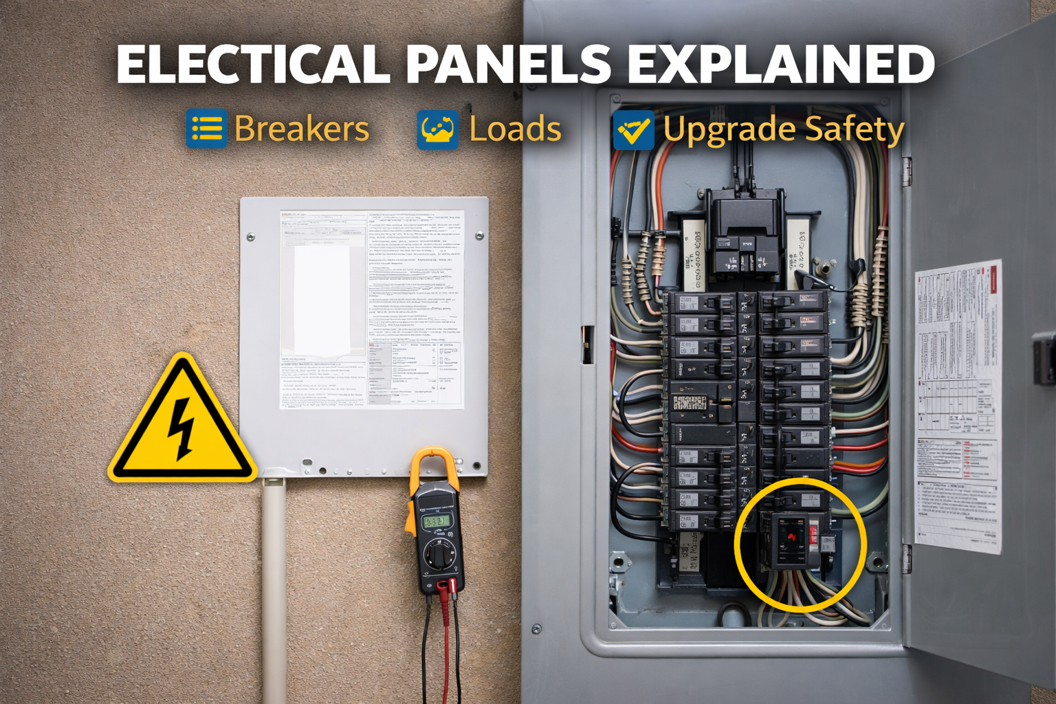 Electrical Panels Explained: Breakers, Loads, Safety Tips - Keystone ...