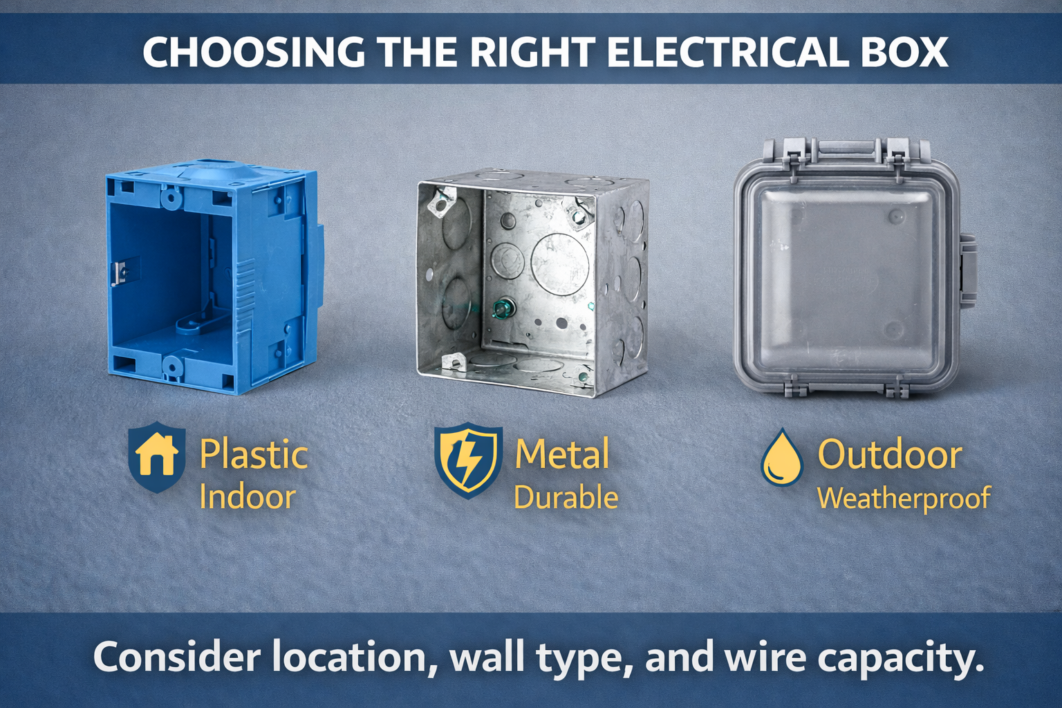 Choosing the Right Electrical Box for Projects